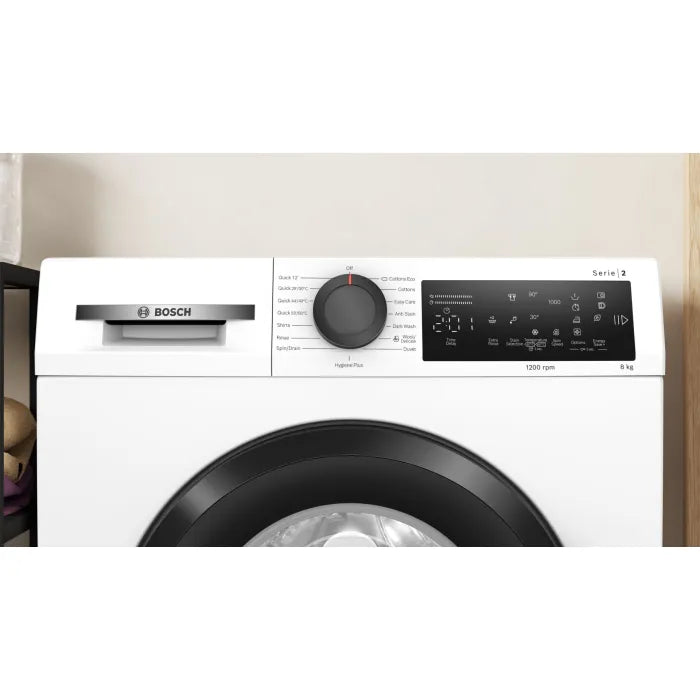 BOSCH 8KG SERIES 2 SLIMLINE FRONTLOADER WASHING MACHINE WHIT BOSC