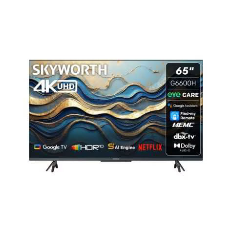 SKYWORTH 65" Q6600H QLED GOOGLE TV SKYW
