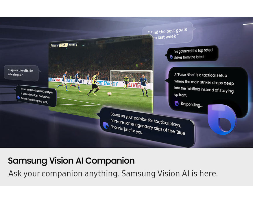 SAMSUNG 85" MINI LED M80H 4K 144HZ VISION AI SMART TV (2026) SAMS