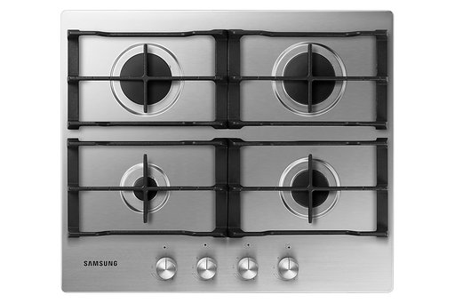 SAMSUNG 60CM 4 BURNER GAS HOB S/S SAMS