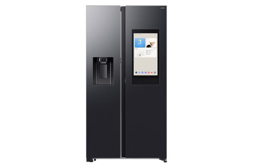 SAMSUNG 594L BESPOKE AI SBS 21.5" FAMILY HUB SCREEN BLACK SAMS