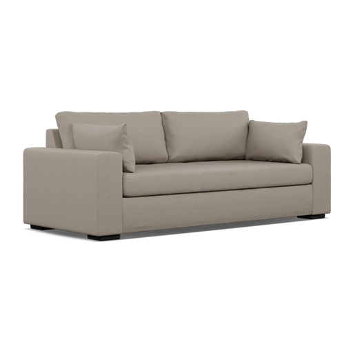 ZUVA 3 DIV COUCH - WOVEN MOCHA FABRIC ZORO