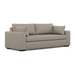 ZUVA 3 DIV COUCH - WOVEN MOCHA FABRIC ZORO