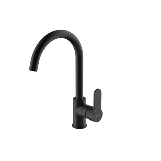 AQUARIUS SINK MIXER SIDE LEVER BLK