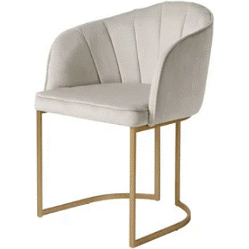 BEVERLY DINING CHAIR BEIGE