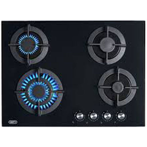 DEFY 4BRN GLASS GAS HOB 70CM