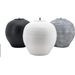 LARGE CERAMIC WHITE LAMP + SHADE