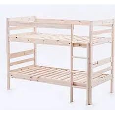 MILANO DOUBLE BUNK BED RAW