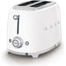 SMEG RETRO 2SLICE TOASTER WHITE